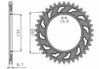 Звезда задняя Sunstar 1-5635-41