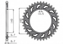 Звезда задняя Sunstar 1-5652-44