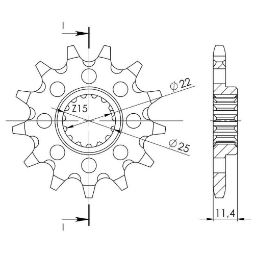 Зірка передня Supersprox CST-1902:15.1