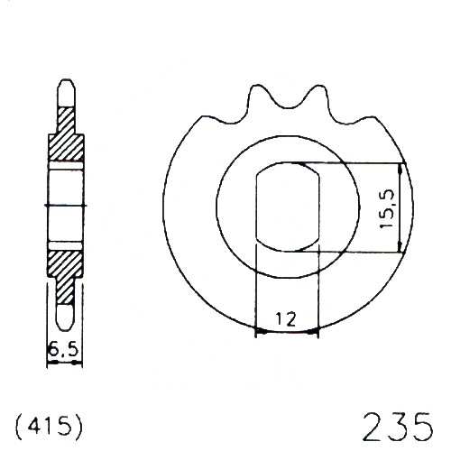 Зірка передня Esjot 20-0235.11