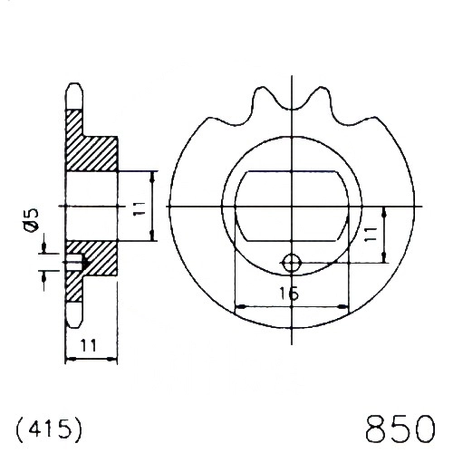 Зірка передня Esjot 20-0850.11