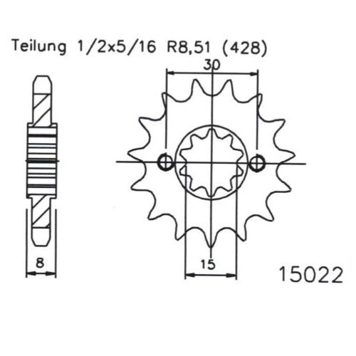 Зірка передня Esjot 50-15022.13