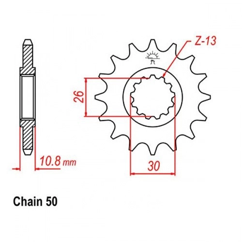Зірка передня JR RMC579.15