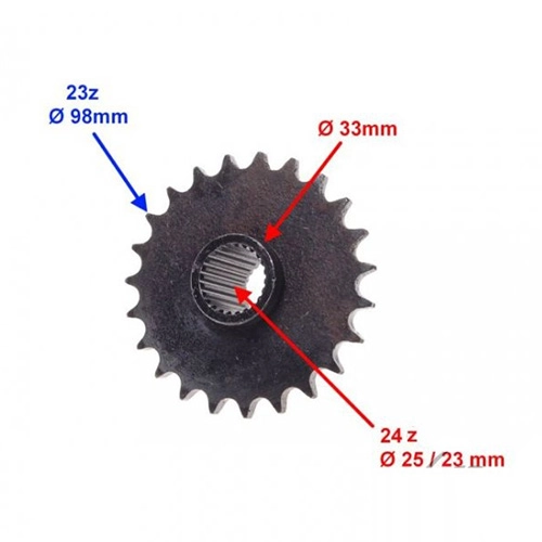 Зірка передня Motorace MZP-038.23