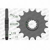 Звезда передняя Afam 21801-16