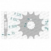 Звезда передняя Afam 94202-13