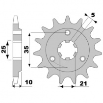 Звезда передняя CHT JTH412.14