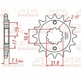 Звезда передняя JT JTF1321.14RB