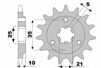 Звезда передняя JT JTF415.15
