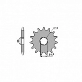 Звезда передняя MTX Parts 10-156-17