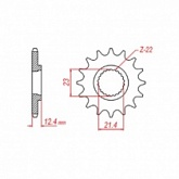 Звезда передняя MTX Parts 10-594-15