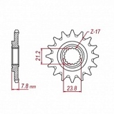 Звезда передняя MTX Parts 10H-1344-14
