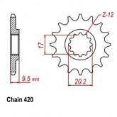 Звезда передняя Pro-x 07.FS60004-13