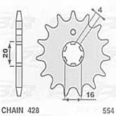 Звезда передняя Sifam 55412S