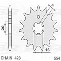 Звезда передняя Sifam 55412S