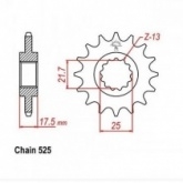Звезда передняя CHT JTH2041.15