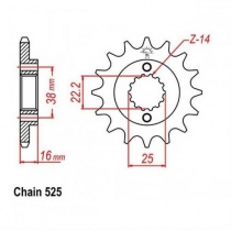 Звезда передняя CHT JTH2050.15