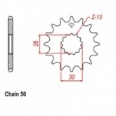 Звезда передняя CHT JTH2090.19
