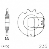 Звезда передняя Esjot 20-0235.11