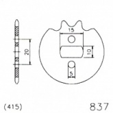 Звезда передняя Esjot 20-0837.11