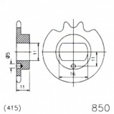 Звезда передняя Esjot 20-0850.11
