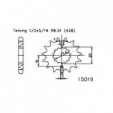 Звезда передняя Esjot 50-15019.15