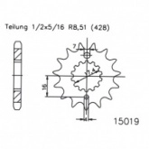 Звезда передняя Esjot 50-15019.16