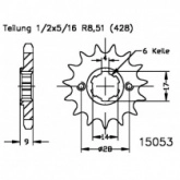 Звезда передняя Esjot 50-15053.13