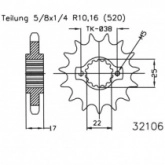 Звезда передняя Esjot 50-32106.15