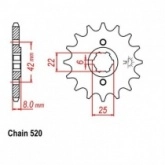 Звезда передняя JR RMC281.13