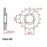 Звезда передняя JR RMC409.15