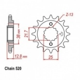 Звезда передняя JR RMC511.15 Звезда передняя JR RMC511.15