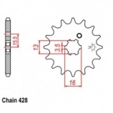 Звезда передняя JR RMC542.13