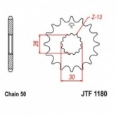 Звезда передняя JT JTF1180.18
