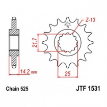Звезда передняя JT JTF1531.15
