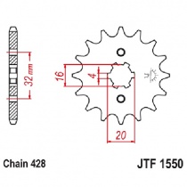 Звезда передняя JT JTF1550.15