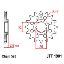 Звезда передняя JT JTF1901.13