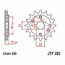 Звезда передняя JT JTF283.15