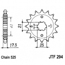 Звезда передняя JT JTF294.15
