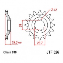 Звезда передняя JT JTF526.15
