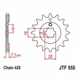 Звезда передняя JT JTF555.13
