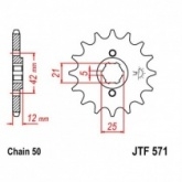 Звезда передняя JT JTF571.15