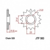 Звезда передняя JT JTF583.14