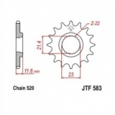 Звезда передняя JT JTF583.15