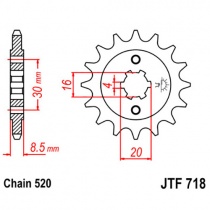 Звезда передняя JT JTF718.13