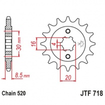 Звезда передняя JT JTF718.14
