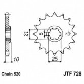 Звезда передняя JT JTF728.15