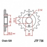 Звезда передняя JT JTF736.16
