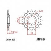 Звезда передняя JT JTF824.13SC