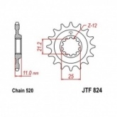 Звезда передняя JT JTF824.14SC